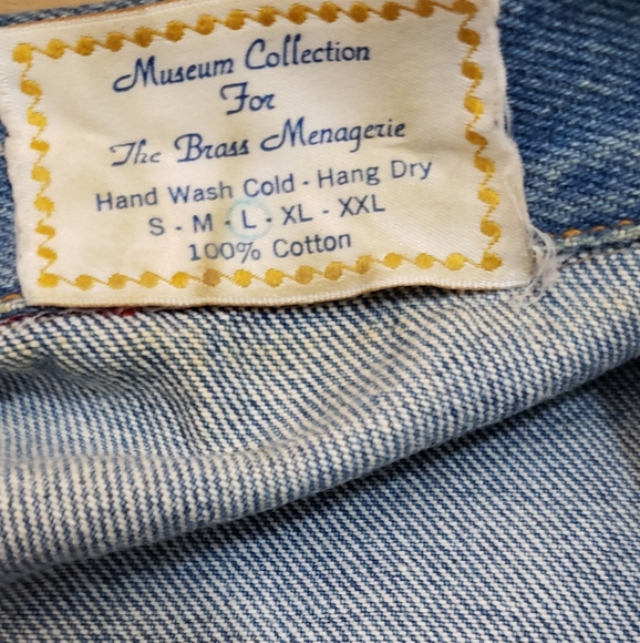 Denim Vest Sz L Angel Embellishments EUC - Picture 6 of 6